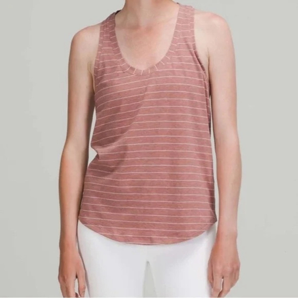 Lululemon Love Tank Top
Short Serve Stripe Heathered Spiced Chai White - Picture 4 of 7